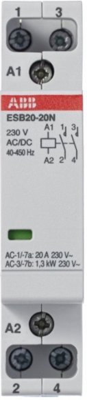 Модульный контактор ABB ESB20 2НО 20А 230В AC/DC, 1SBE121111R0620 в Петрозаводске Модульный контактор ABB ESB20 2НО 20А 230В AC/DC, 1SBE121111R0620 в Петрозаводске