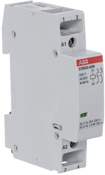 Модульный контактор ABB ESB20 2НО 20А 230В AC/DC, 1SBE121111R0620 в Петрозаводске Модульный контактор ABB ESB20 2НО 20А 230В AC/DC, 1SBE121111R0620 в Петрозаводске