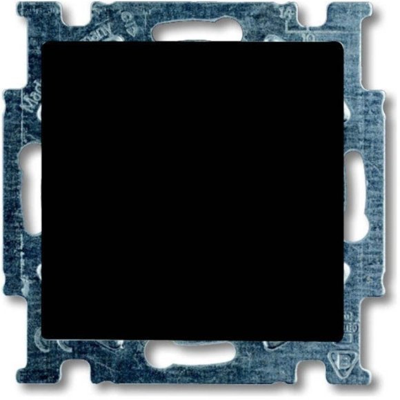 Выключатель 1-клавишный ABB BASIC55, скрытый монтаж, chateau-black, 2CKA001012A2174 в Петрозаводске