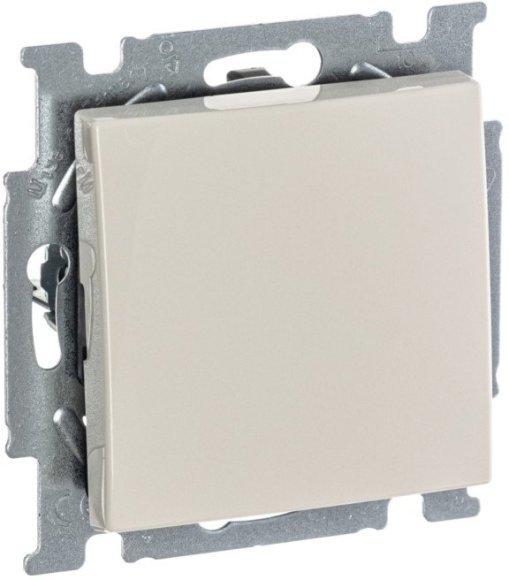 Выключатель 1-клавишный ABB BASIC55, скрытый монтаж, слоновая кость, 2CKA001012A2146 в Петрозаводске