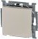 Выключатель 1-клавишный ABB BASIC55, скрытый монтаж, слоновая кость, 2CKA001012A2146 в Петрозаводске