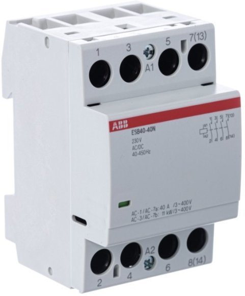 Модульный контактор ABB ESB40 4НО 40А 230В AC/DC, 1SAE341111R0640 в Петрозаводске Модульный контактор ABB ESB40 4НО 40А 230В AC/DC, 1SAE341111R0640 в Петрозаводске