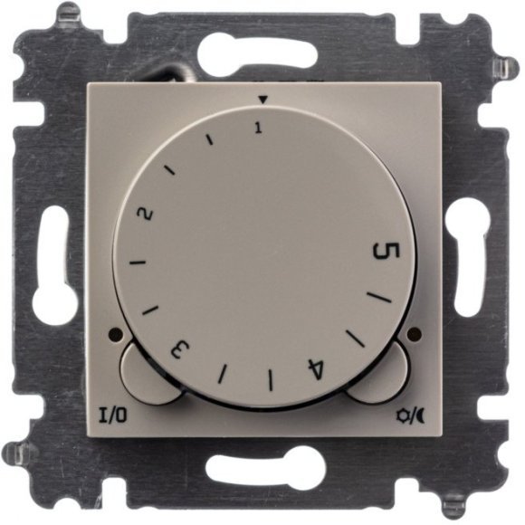 Терморегулятор с поворотной ручкой ABB LEVIT, скрытый монтаж, кофе макиато / белый, 2CHH920003A6018 в Петрозаводске Терморегулятор с поворотной ручкой ABB LEVIT, скрытый монтаж, кофе макиато / белый, 2CHH920003A6018 в Петрозаводске