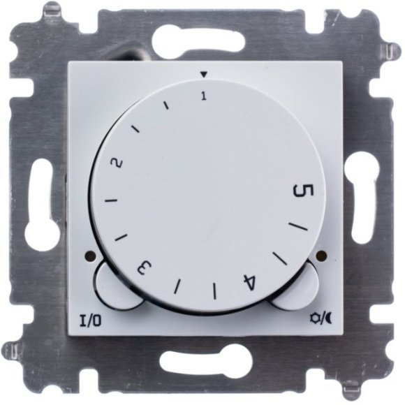 Терморегулятор с поворотной ручкой ABB LEVIT, скрытый монтаж, серый / белый, 2CHH920003A6016 в Петрозаводске