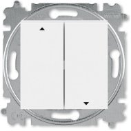 Выключатель для жалюзи 2-клавишный ABB LEVIT, механический, скрытый монтаж, белый / белый, 2CHH598845A6003 Выключатель для жалюзи 2-клавишный ABB LEVIT, механический, скрытый монтаж, белый / белый, 2CHH598845A6003