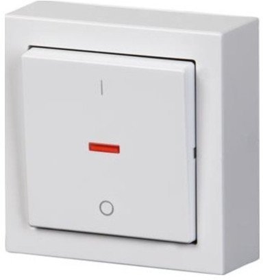 Выключатель 1-клавишный ABB IMPRESSIVO с подсветкой, открытый монтаж, белый, 2TKA00001840 в Петрозаводске