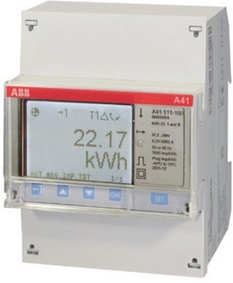 Счетчик электроэнергии однотарифный ABB A41 однофазный 5(80)А, кл.т. 1, 2CMA100083R1000 в Петрозаводске