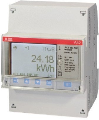 Счетчик электроэнергии однотарифный ABB A42 однофазный 1(6)А, кл.т. 1, 2CMA100094R1000 в Петрозаводске