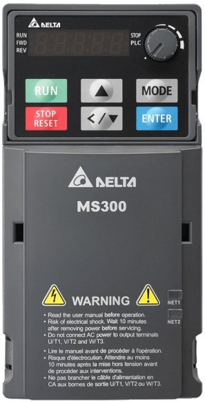 Преобразователи частоты Delta Electronics VFD1A6MS21AFSAA (0.2кВт 1ф 230В) серии MS300 в Петрозаводске