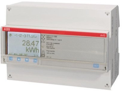 Счетчик электроэнергии однотарифный ABB A43 трехфазный 5(80)А, кл.т. 1, 2CMA100109R1000 в Петрозаводске