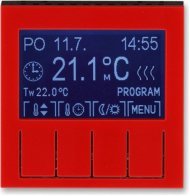 Терморегулятор универсальный программируемый ABB LEVIT, с дисплеем, красный / дымчатый черный, 2CHH911031A4065 Терморегулятор универсальный программируемый ABB LEVIT, с дисплеем, красный / дымчатый черный, 2CHH911031A4065