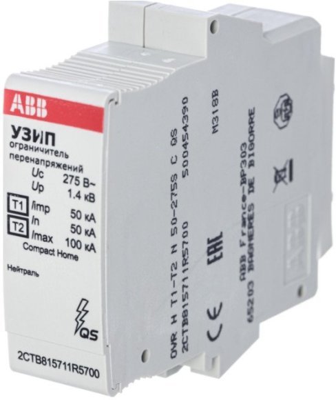 УЗИП OVR H T1-T2 N 50-275s C QS картридж, 2CTB815711R5700 в Петрозаводске