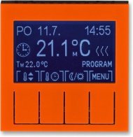 Терморегулятор универсальный программируемый ABB LEVIT, с дисплеем, оранжевый / дымчатый черный, 2CHH911031A4066 Терморегулятор универсальный программируемый ABB LEVIT, с дисплеем, оранжевый / дымчатый черный, 2CHH911031A4066