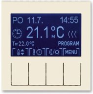 Терморегулятор универсальный программируемый ABB LEVIT, с дисплеем, слоновая кость / белый, 2CHH911031A4017 Терморегулятор универсальный программируемый ABB LEVIT, с дисплеем, слоновая кость / белый, 2CHH911031A4017