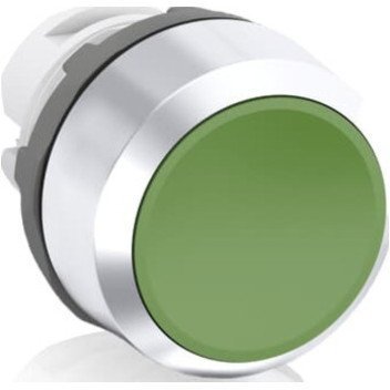 Кнопка MP1-30G зеленая (только корпус) без подсветки без фиксации, 1SFA611100R3002 в Петрозаводске
