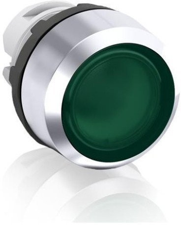 Кнопка MP1-31G зеленая (только корпус) с подсветкой без фиксации, 1SFA611100R3102 в Петрозаводске