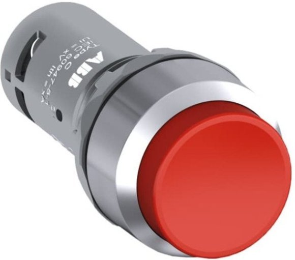 Кнопка CP3-30R-20 красная с выступающей клавишей без фиксации 2НО, 1SFA619102R3021 в Петрозаводске