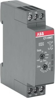 Реле времени CT-VWC.12 компактное (импульс при включ.) 24-48B DC, 24-240B AC (7 диапазонов времени 0,05с...100ч) 1ПК, 1SVR508130R0000