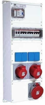 Бокс M63/2JFB CTFL с розетками и фланцамив сборе, металл, IP44, 2CMA100024R1000 в Петрозаводске