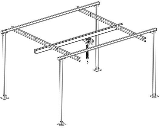 Крановая портальная внутрицеховая система в Петрозаводске Крановая портальная внутрицеховая система в Петрозаводске
