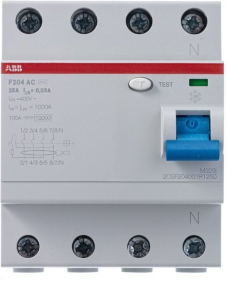 Выкл.диф.тока 4мод. F204 AC-25/0,03, 2CSF204001R1250 в Петрозаводске Выкл.диф.тока 4мод. F204 AC-25/0,03, 2CSF204001R1250 в Петрозаводске