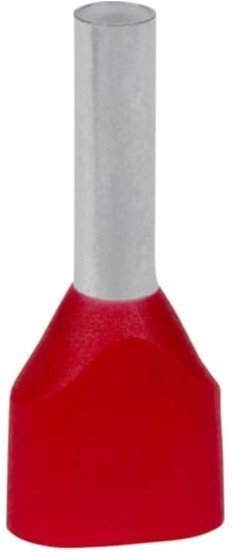 Наконечник каб. 2FER1012P-F, медь лужен./полипропилен, втулка, двойной, красный, 2x1мм2, 12мм, 500 шт. в пачке, 7TCA301140R0389 в Петрозаводске Наконечник каб. 2FER1012P-F, медь лужен./полипропилен, втулка, двойной, красный, 2x1мм2, 12мм, 500 шт. в пачке, 7TCA301140R0389 в Петрозаводске