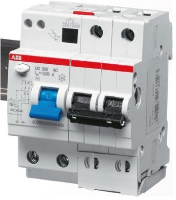 Дифавтомат ABB DS200 2P 10А (B) 10 кА, 30 мА (AC), 2CSR272001R1105 в Петрозаводске