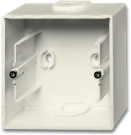 Коробка для открытого монтажа, 1 пост, серия future, цвет слоновая кость, 2CKA001799A0896