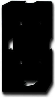 Коробка для открытого монтажа, 2 пост, серия future, цвет антрацит/черный, 2CKA001799A0900