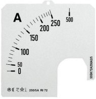 Шкала для амперметра SCL-A1-25/72, 2CSG112096R5011
