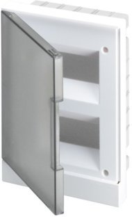 Бокс в нишу 16М серая дверь Basic E (с клеммами), 1SZR004002A1205