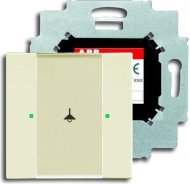 6125/01-82-500 Сенсор 1-клавишный с коплером в комплекте, слоновая кость, 2CKA006115A0206