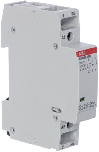 Модульный контактор ABB ESB20 1НО+1НЗ 20А 230В AC/DC, 1SBE121111R0611 в Петрозаводске Модульный контактор ABB ESB20 1НО+1НЗ 20А 230В AC/DC, 1SBE121111R0611 в Петрозаводске