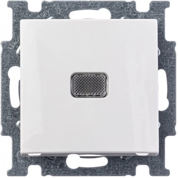 Выключатель 1-клавишный ABB BASIC55 с подсветкой, скрытый монтаж, альпийский белый, 2CKA001012A2153 в Петрозаводске Выключатель 1-клавишный ABB BASIC55 с подсветкой, скрытый монтаж, альпийский белый, 2CKA001012A2153 в Петрозаводске