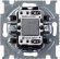 Выключатель 1-клавишный ABB BASIC55 с подсветкой, скрытый монтаж, слоновая кость, 2CKA001012A2156 в Петрозаводске